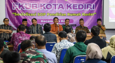 FKUB dan Pemkot Kediri Sosialisasikan SOP Pendirian Rumah Ibadah