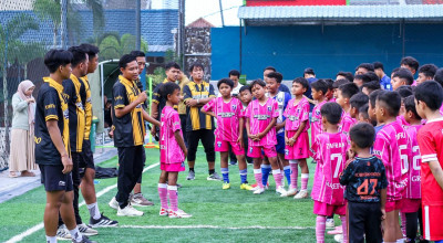 Gresfoo Academy Hadirkan Evan Dimas Dalam Program Coaching Clinic
