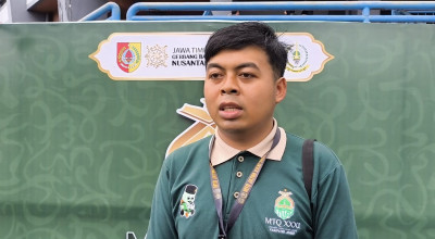 Peserta Kaligrafi MTQ XXXI Asal Jember Usung Tema Kerajaan Bermakna Rejeki