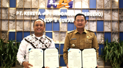 KAI Daop 8 Gandeng Pemkab Lamongan untuk Transportasi Berkelanjutan
