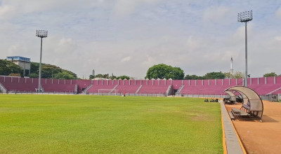 Lampu LED Baru Stadion Brawijaya Kediri Segera Dipasang, Pengerjaan Dimulai Hari Ini
