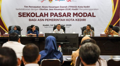Tingkatkan Literasi Keuangan ASN Kota Kediri, TPAKD dan OJK Gelar Sekolah Pasar Modal