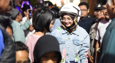 Mbak Wali Pimpin Patroli, Tegaskan Komitmen Jaga Kondusivitas Kota Kediri