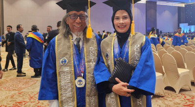 Cinta dan Ilmu, Kisah Inspiratif Pasutri Raih Gelar Doktor Bersama di Unitomo