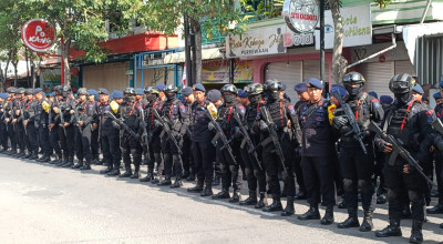 Pengamanan Ketat Tetap Berlaku di Tulungagung Meski Aksi Unjuk Rasa Batal
