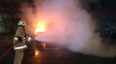 Mobil Honda Brio Terbakar di Surabaya, Diduga Ini Penyebabnya