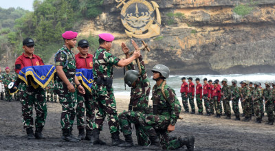 Kodikmar Tutup Dikko Marinir 176 di Malang Selatan