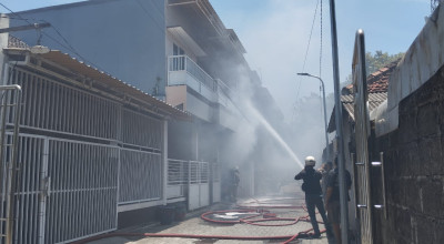 Kebakaran Ruko di Kalijudan Surabaya, Api Sambar Kardus dan Tangki Minyak Goreng