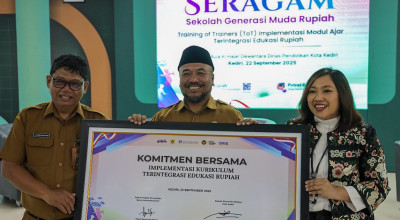 Dindik dan BI Kediri Dorong Literasi Rupiah Siswa lewat ToT dan Lomba SERAGAM