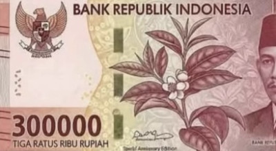 Pemerintah Keluarkan Uang Kertas Baru Pecahan Rp300.000, Benarkah?
