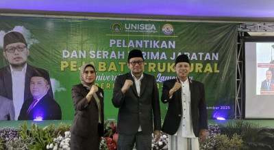 Harapan Gus Maksum di Balik Pelantikan Pejabat Struktural Unisla Lamongan