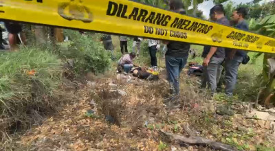 Mayat Terikat Dengan Kepala Terbungkus Ditemukan di Lamongan