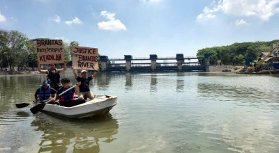 Wayahe Besuk Kali Brantas, Ecoton Serukan Pemulihan Sungai Tercemar