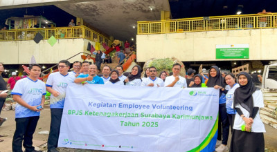 BPJS Ketenagakerjaan Surabaya Karimunjawa Go Green di Pasar Keputran