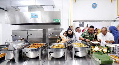 TNI-Polri Kawal Ketat Dapur Program Makan Bergizi Gratis di Surabaya