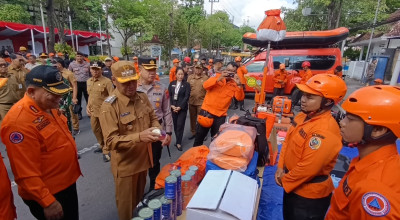 Waspada Bencana Hidrometeorologi, Pemkab Tulungagung Gelar Apel Kesiapsiagaan