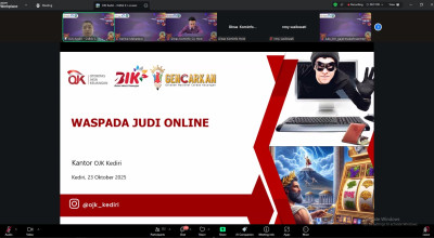 Pemkot Kediri Warning Warga soal Judi Online, Ancam Keluarga dan Data