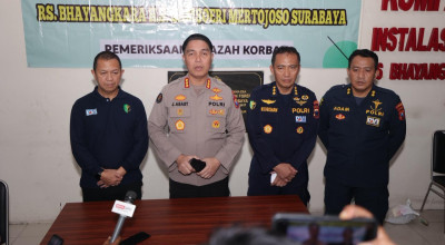 Polda Jatim Sampaikan Perkembangan Identifikasi Korban Ponpes di Sidoarjo