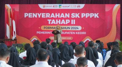 Perkuat Pelayanan Publik, Pemkab Kediri Angkat 204 PPPK Tahap II