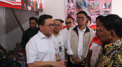 Menteri Perdagangan Tinjau Harga dan Stok Bahan Pokok di Nganjuk