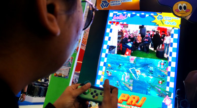 Boom! MVG & Grab Bawa Booth Interaktif Dukung UMKM di Pekan Raya Jatim