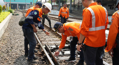 Optimalisasi Keandalan, KAI Daop 8 Surabaya Gelar Pengecekan Lintas Menyeluruh