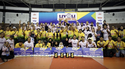 Dirut Petrokimia Gresik Apresiasi PGPI Raih Gelar ke-4 Livoli Divisi Utama