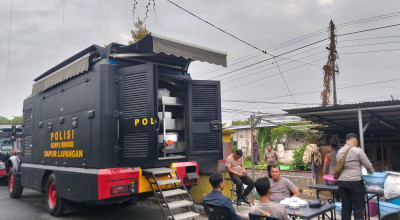 Polda Jatim Dirikan Dapur Lapangan di Ponpes Al Khoziny Sidoarjo
