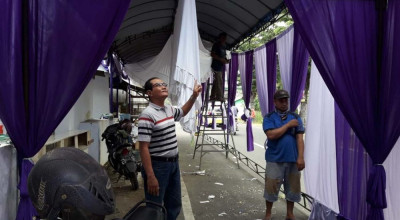 Izin Pendirian Tenda Hajatan di Surabaya Akan Diperketat