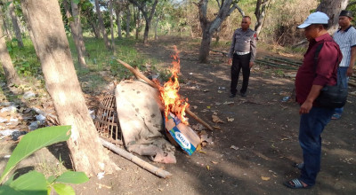 Arena Sabung Ayam di Menganti Digerebek, Para Penjudi Kabur Saat Polisi Datang