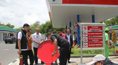 Respons Keluhan Motor Brebet Diduga Akibat Pertalite, Polisi Sidak SPBU di Kota Kediri