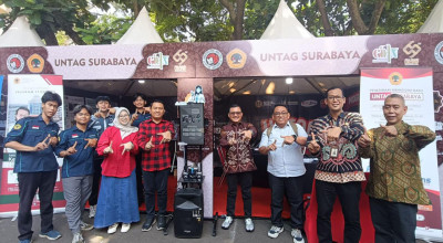 Untag Surabaya Raih Penghargaan BEST POSTER di Ajang GIHN 2025