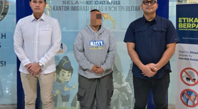 Lebihi Izin Tinggal, WNA Malaysia Dideportasi Kantor Imigrasi Blitar