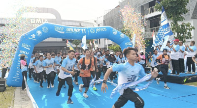 Bangun Budaya Hidup Sehat, UM Lamongan Gelar Fun Run Peringati Milad ke-7