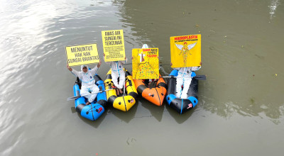 ECOTON Desak Tindakan Tegas untuk Industri Pencemar Kalimas Surabaya