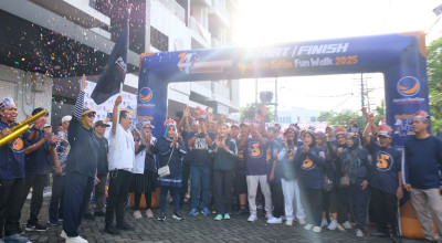 NasDem Jatim Gelar Fun Walk 2025, Semarak Ulang Tahun ke-14 Partai