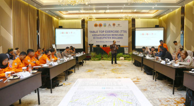 Malang Siaga Bencana, Pemprov Jatim Gelar Gladi Ruang Penanganan Darurat