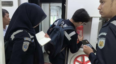 KAI Daop 7 Madiun Bersama DJKA Gelar Ramp Check Jelang Angkutan Nataru