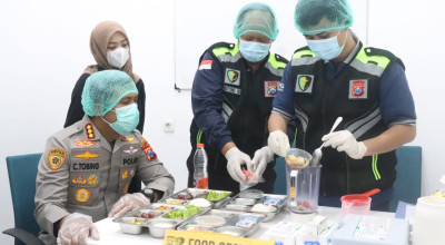 Kapolresta Sidoarjo Cek SPPG, Pastikan MBG Sesuai Standar Gizi