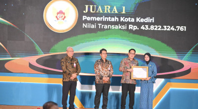 Kota Kediri Raih Peringkat Pertama Transaksi Terbanyak Belanja Online Jatim Bejo