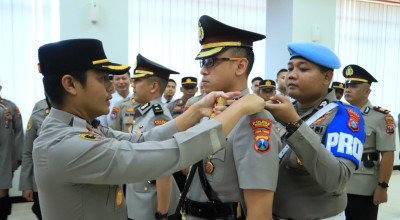 Pimpin Sertijab Jajaran, Kapolres Gresik Tingkatkan Kinerja dan Pelayanan Publik