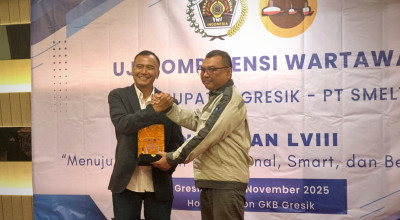 Perkuat Kompetensi Wartawan, PWI Gresik Gandeng PT Smelting Gelar UKW 2025