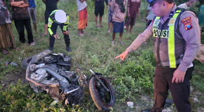 Sopir Ambulan di Lamongan Tewas Usai Mengalami Kecelakaan Tunggal