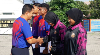 Prajurit dan Putri Marinir Denipam 2 Borong Emas Kejuaraan Nasional