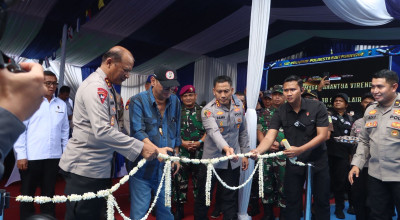 Kapolda Jatim Resmikan Dermaga dan Kapal Cepat Satpolairud Polresta Banyuwangi