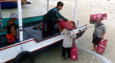 Foto: Gas LPG Napas Wisata Gili Trawangan