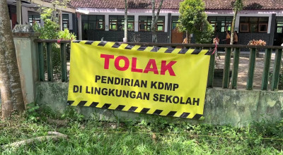 Spanduk Penolakan Pendirian KDMP Muncul di Trenggalek, Ini Tanggapan Pemkab