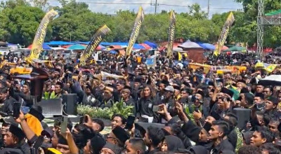 Ribuan Pesilat Berkumpul Di Ponorogo, Gelar Doa Bersama Untuk Negeri