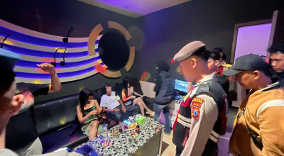 Satresnarkoba Polres Tulungagung Gelar Razia Tempat Hiburan Malam dan Tes Urine
