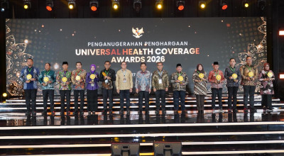 Kota Kediri Terima Penghargaan di UHC Award 2026, Kepesertaan JKN Tembus 99,21 Persen